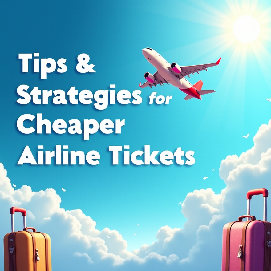 Tips And Strategies On Finding Cheaper Airline Tickets