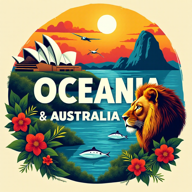 GlobLeo Travel Destinations - Oceania and Australia